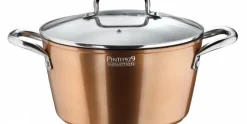 Kookpan met glazen deksel 20 cm Pinti Materic