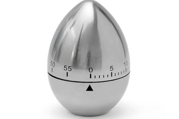 Kookwekker Eivormig Zilver