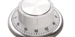 Kookwekker magneet wit 9,2 cm