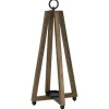 Lantaarn 47 cm Rustic Hout