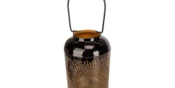 Lantaarn Zwart 30cm Maroc