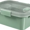 Lunchbox met bestek en bakje Smart to go eco groen 1,2 L Curver