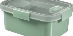 Lunchbox met bestek en bakje Smart to go eco groen 1,2 L Curver