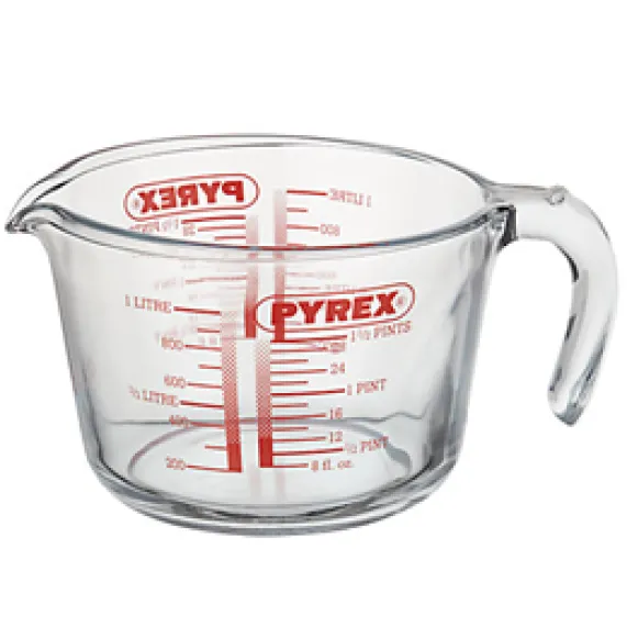Maatbeker 1L Pyrex