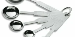 Maatlepels 5 stuks RVS