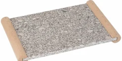 Medical Stone tray met houten greep 30,5 x 20 cm