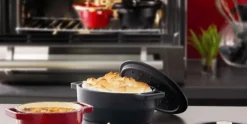 Mini braadpan gietijzer 10 cm grijs Slowcook