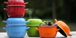 Mini mosselpot zwart 0,5kg - 12 cm