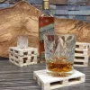 Mini pallet onderzetters set van 4