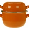 Mosselpan oranje 1,2 kg - 18 cm