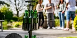 Ondergrondse bierlift koeler automatisch
