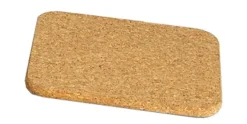 Onderzetter kurk vierkant 20 cm 3 stuks