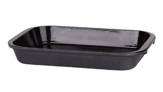 Ovenschotel 35,5x23x5 Castard gietijzer mat zwart