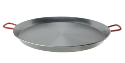 Paellapan 70 cm gepolierd staal