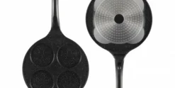 Pannenkoekenpan Keramische Coating 26 cm 4 Kops Smiley Edënbërg Stonetec Line