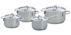 Pannenset BK Profiline RVS 8-delig