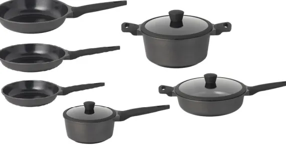 Pannenset Ceramic Deluxe Sola 9-delig