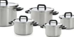 Pannenset 10-delig BK Flow Cool RVS