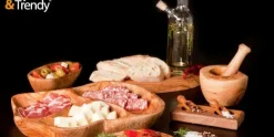 Peper en zout set olijfhout
