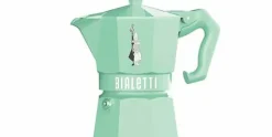 Percolator Moka Express Bialetti groen 3-kops