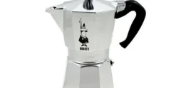 Percolator Moka Express Bialetti zilver 3-kops