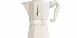 Percolator Moka Express Bialetti cream 6-kops