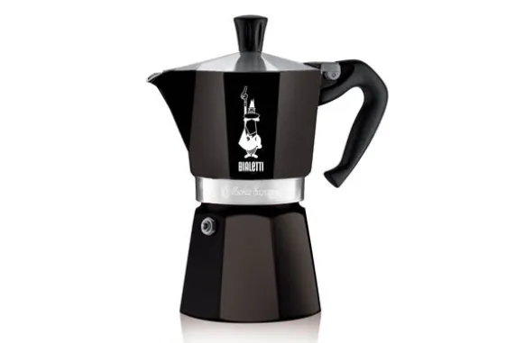 Percolator Moka Express Bialetti zwart 6-kops