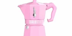 Percolator Moka Express Bialetti roze 3-kops