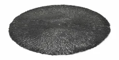 Placemat 38 cm zwart Vene