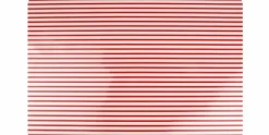 Placemat 45 x 30 cm Rood Stripes