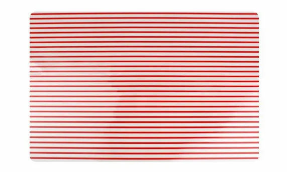 Placemat 45 x 30 cm Rood Stripes