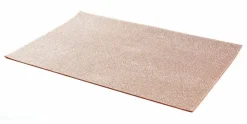 Placemat 30 x 45 cm Structuur Roestbruin Blanco
