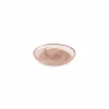 Plat bord 14 cm bruin/roze Twirl