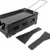 Raclette inklapbaar rechthoek 2 personen met spatels nylon Aspen