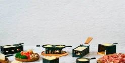 Raclette vierkant met spatel Aspen