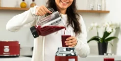Retro Blender Smoothie Maker Rood Westinghouse