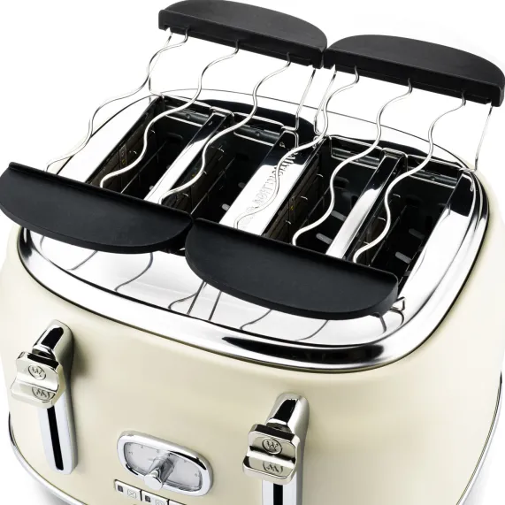 Retro Broodrooster 4 Slice Toaster Crème Westinghouse