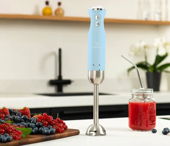 Retro Staafmixer Blauw Westinghouse
