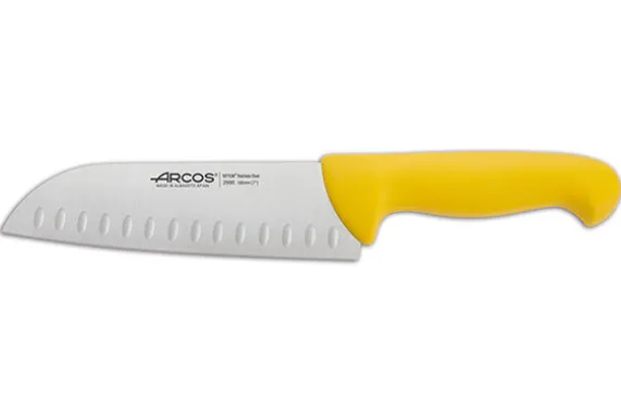 Santoku mes geel 18 cm 2900 Serie Arcos