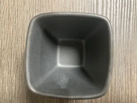 Saus kommetje vierkant 6 cm Buffalo grijs