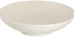 Schaal 19 cm Leaf wit