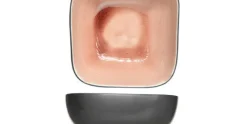 Schaal 14 cm vierkant Laguna Azzuro Old Rose