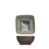 Schaal 7,5 cm vierkant Laguna Azzuro Blue Grey