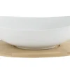 Schaal op bordje 25 cm x 16 cm keramiek