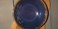 Schaaltje 14 cm donker blauw Marrakesh