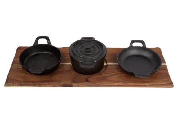 Serveerplank hout 60 x 23 cm