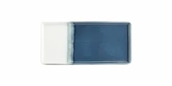 Serveerschaal 14 x 32 cm Blauw Flow