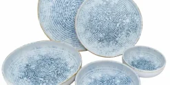 Serviesset 18-delig Blue Frost