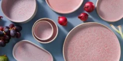 Serviesset 18-delig Coco Roze 6 personen
