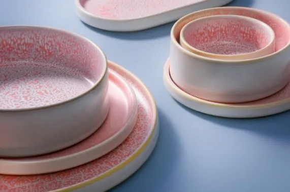 Serviesset 18-delig Coco Roze 6 personen